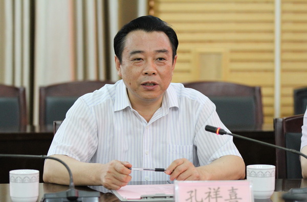 校领导会见淮南矿业集团董事长孔祥喜一行-安